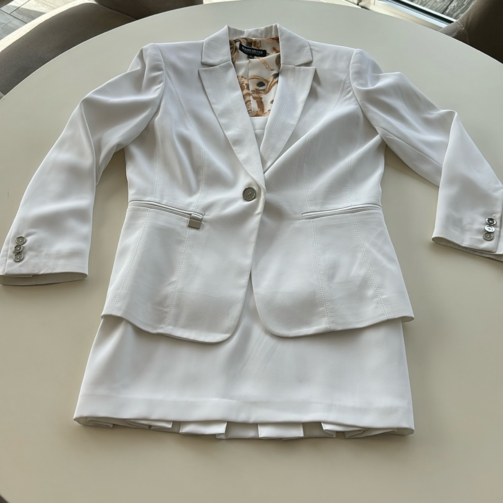 John Meyer Collection two piece skirt suit set
